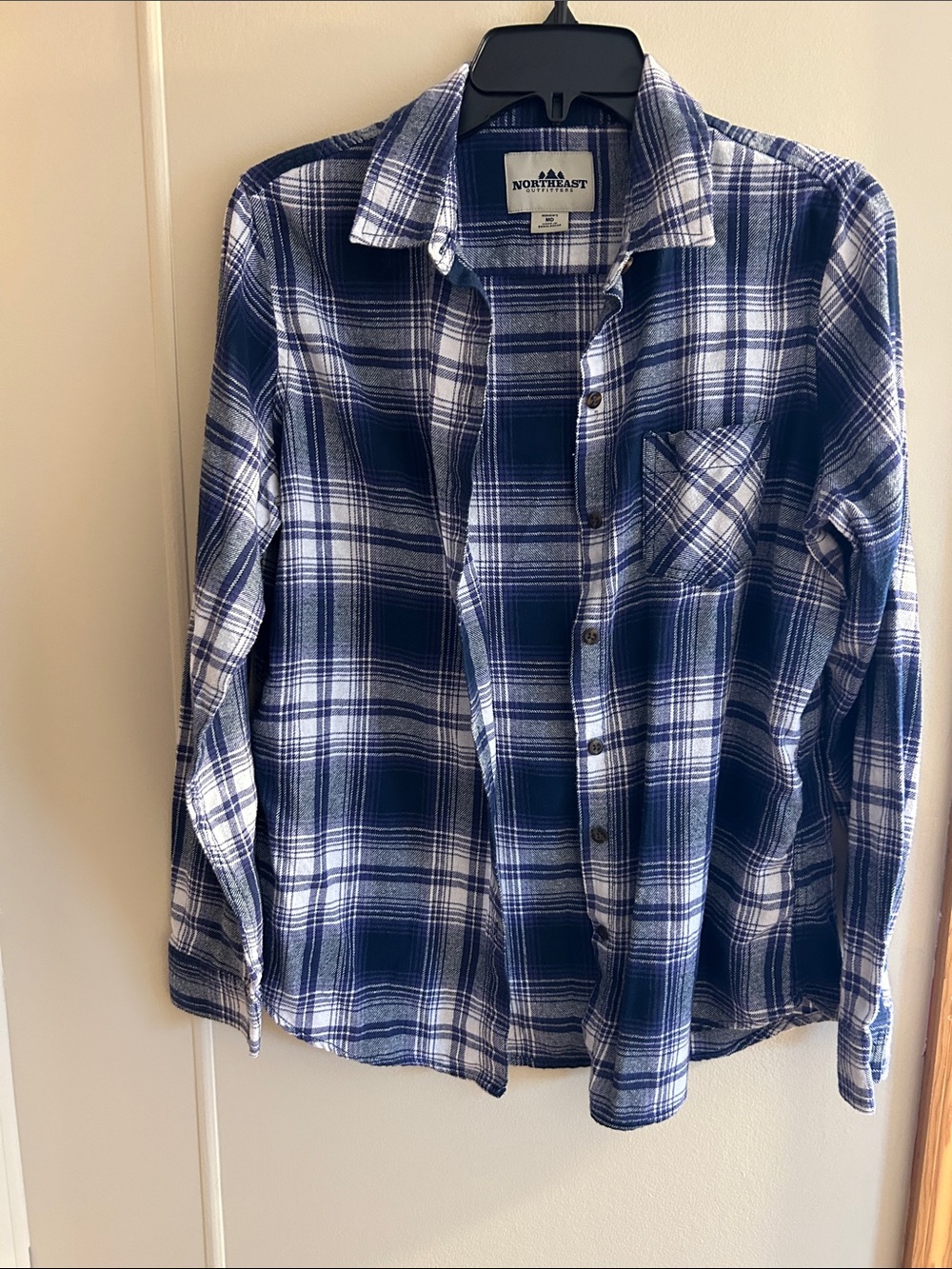 Women’s Blue Purple color Plaid Flannel Shirt